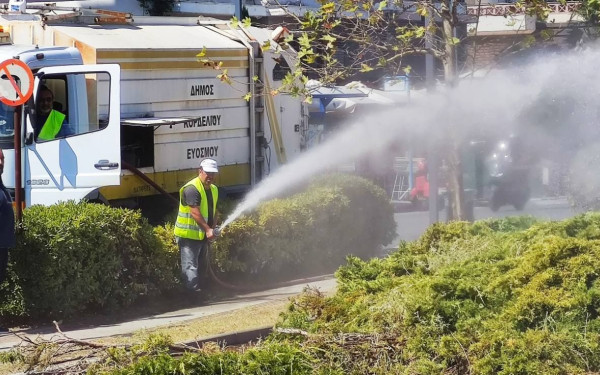 Δήμος Κορδελιού – Ευόσμου: «Ανάσα» για το πράσινο στην οδό «Αντώνη Τρίτση»