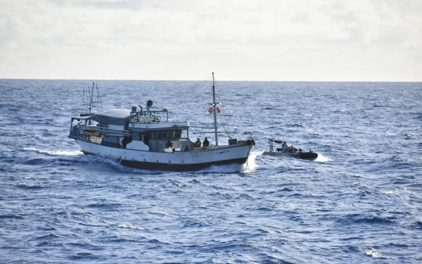 Κατάσχεση ρεκόρ από το γαλλικό ναυτικό: Έπιασε πάνω από 10 τόνους κοκαΐνης σε αλιευτικό (φωτ.)
