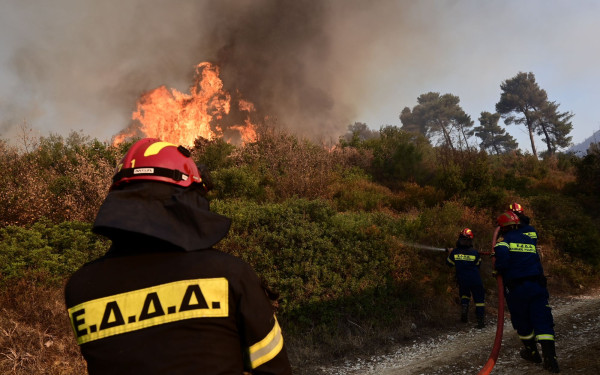 Μία προσαγωγή για τη φωτιά στην Πλάκα Λιτοχώρου - 50χρονος έκανε γεωργικές εργασίες