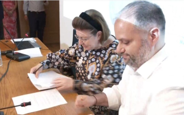 Νάουσα: Υπογράφηκε σύμβαση για την ανάδειξη του αρχαίου γυμνασίου της Μίεζας