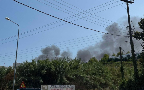 Υπό μερικό έλεγχο η φωτιά στο Πολύχρονο Χαλκιδικής - Δείτε βίντεο από τη μάχη των πυροσβεστών