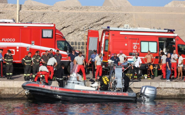 Ναυάγιο στη Σικελία: Ανασύρθηκε και πέμπτη σορός - Ανήκει στον Βρετανό επιχειρηματία Μάικ Λιντς