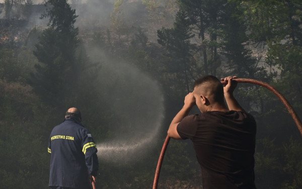 Φωτιά στην Καρυδιά Κομοτηνής - Εστάλη μήνυμα από το 112 (βίντεο)