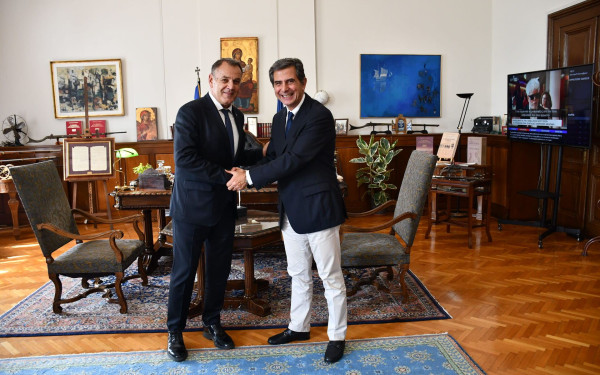 Θεσσαλονίκη: Συνάντηση Γκιουλέκα - Παναγιωτόπουλου στο ΥΜΑΘ