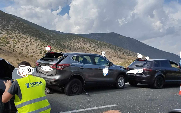 Κοζάνη: Καραμπόλα στην Εγνατία Όδο - Υπάρχουν τραυματίες (βίντεο, φωτ.)
