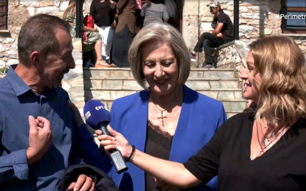 Ρητίνη Πιερίας: Δασκάλα επέστρεψε μετά από 55 χρόνια στο σχολείο της