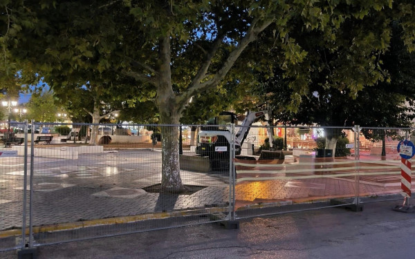 Δήμος Θερμαϊκού: Ξεκίνησαν οι εργασίες Αναβάθμισης της Πλατείας Νέας Μηχανιώνας (φωτ.)