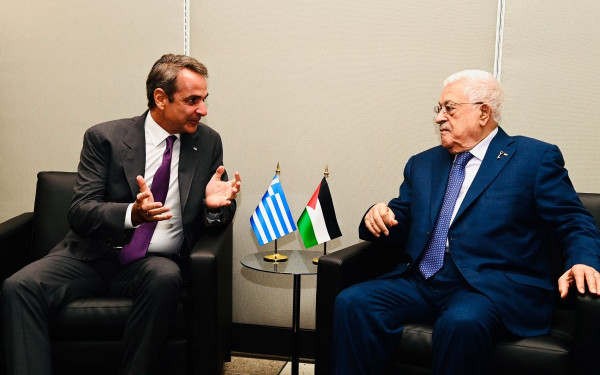 Τηλεφωνική επικοινωνία Μητσοτάκη με τον Πρόεδρο της Παλαιστινιακής Αρχής, Μαχμούντ Αμπάς