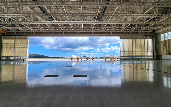 Αεροδρόμιο Ελ. Βενιζέλος: Το πρώτο «πράσινο» υπόστεγο αεροσκαφών (Hangar) στην Ευρώπη παρέδωσε η Aegean