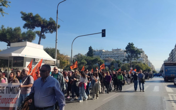 Πορεία εκπαιδευτικών στη Θεσσαλονίκη