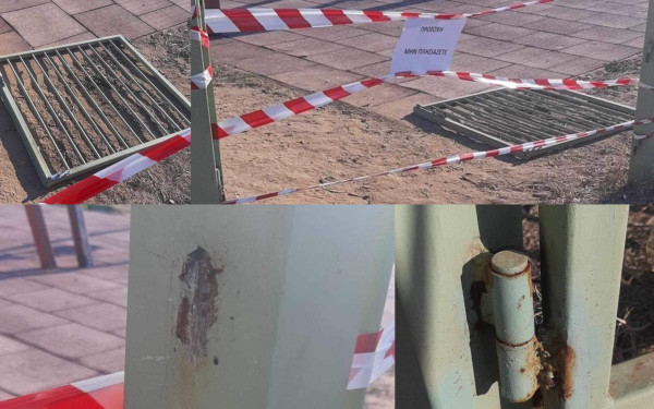 Δήμος Αλεξανδρούπολης: Η παιδική χαρά είχε ελεγχθεί αρχές Οκτωβρίου - Η φθορά στην πόρτα οφείλεται σε βανδαλισμό