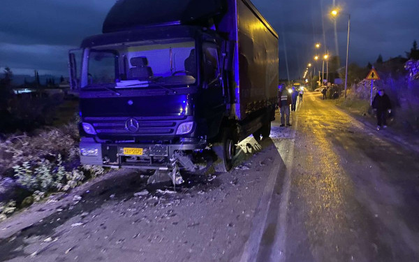 Θεσσαλονίκη: Καραμπόλα τεσσάρων οχημάτων στην επαρχιακή οδό Βασιλικών - Ρυσίου (φωτ.)