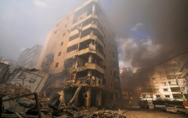 Λίβανος: 11όροφο κτίριο κατέρρευσε από την πυραυλική επίθεση του Ισραήλ (βίντεο)