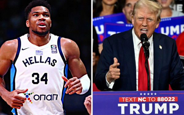 Έπιασε και τον Αντετοκούνμπο στο στόμα του ο Τραμπ: Ποιος είναι πιο Έλληνας, αυτός ή εγώ;