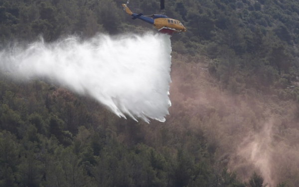 Περιορίστηκε η φωτιά στο Παγγαίο -Συνεχίζονται οι προσπάθειες κατάσβεσης