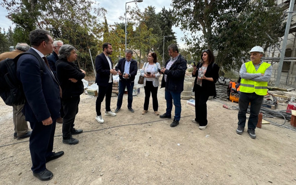 Θεσσαλονίκη: Το ΔΣ της ΜΑΘ ΑΕ ξεναγήθηκε στο υπό κατασκευή νέο δημαρχείο Παύλου Μελά