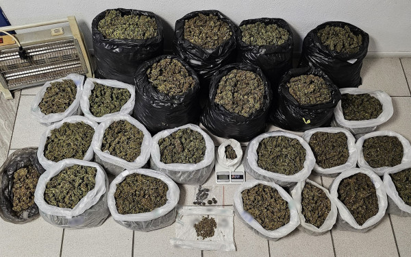 Πιερία: Συνελήφθη με πάνω από 21 κιλά κάνναβης (βίντεο, φωτ.)