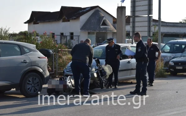 Ζάκυνθος: Νεκρός μοτοσικλετιστής σε τροχαίο