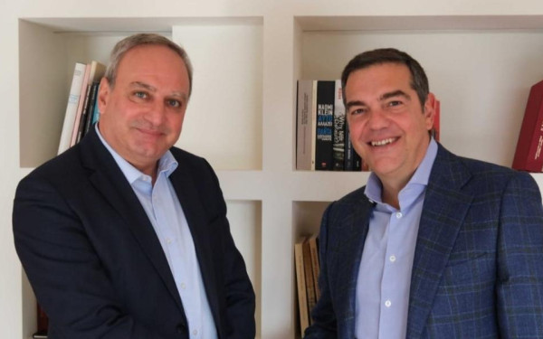 Ο Αλέξης Τσίπρας συναντήθηκε με τον Γενικό Γραμματέα του ΑΚΕΛ, Στέφανο Στεφάνου