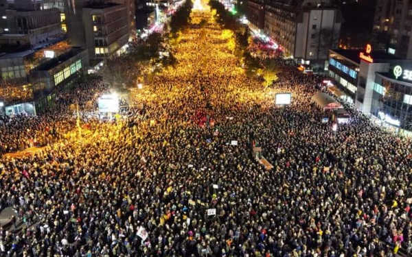 Σερβία: Φοιτήτρια παρασύρθηκε από αυτοκίνητο σε διαδήλωση