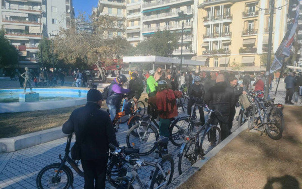 Ποδηλάτες στη Θεσσαλονίκη: Διεκδικούμε ένα ασφαλές δίκτυο ποδηλατόδρομων στην πόλη (φωτ.)