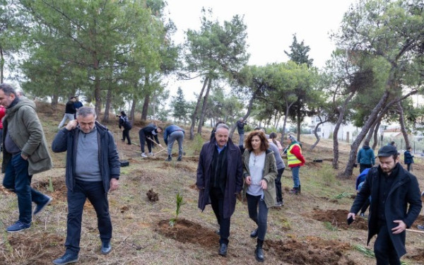 Τριανδρία: 1.000 νέα δέντρα φυτεύτηκαν - Aγγελούδης: Το πράσινο είναι η ζωή μας