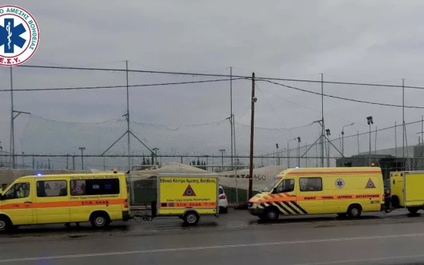 ΕΚΑΒ: Άσκηση ετοιμότητας στο αεροδρόμιο Μακεδονία