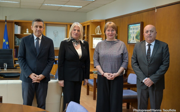 Θεσσαλονίκη: Συνάντηση του πρύτανη ΑΠΘ με την πρέσβειρα της Εσθονίας