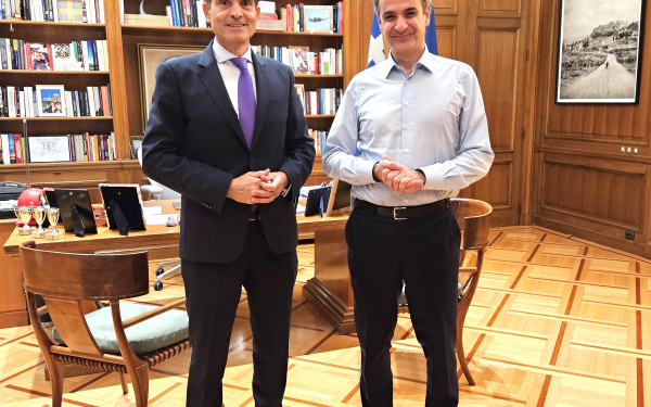 Κ. Μητσοτάκης: Συνάντηση εργασίας με τον Δημήτρη Κούβελα