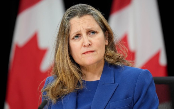 Καναδάς: Παραιτήθηκε η αντιπρόεδρος της κυβέρνησης, Κ. Φρίλαντ