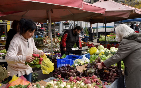 Μείωση των τιμών σε φρούτα και λαχανικά τον Ιανουάριο, σε σχέση με πέρυσι