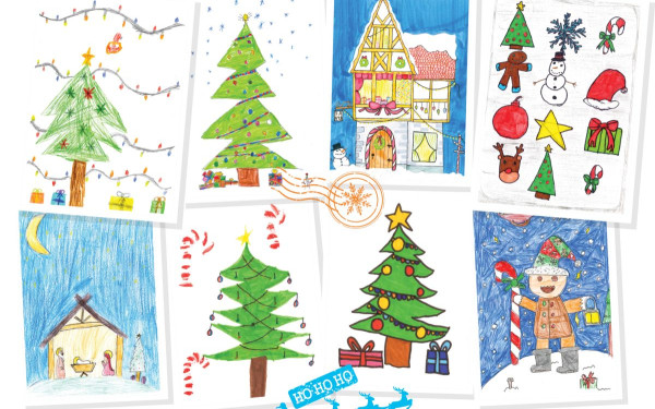 Δήμος Πυλαίας Χορτιάτη: Μαθητές ζωγράφισαν χριστουγεννιάτικες κάρτες