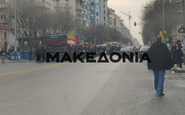 Πορεία διαμαρτυρίας πραγματοποιήθηκε στη Θεσσαλονίκη για τον Εμπουκά Μαμασουμπέκ (Βίντεο - Φωτ.) 