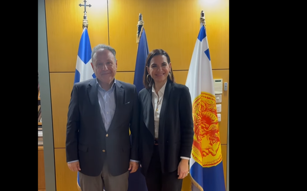 Θεσσαλονίκη: Συνάντηση Στ. Αγγελούδη με Ολγα Κεφαλογιάννη για την τουριστική ανάπτυξη