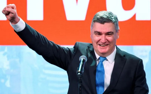 Κροατία: Ο Ζόραν Μιλάνοβιτς επανεκλέγεται πρόεδρος με ποσοστό 74,5%
