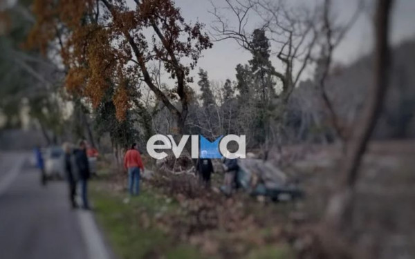 Εύβοια: Ηλικιωμένος έπεσε με το αυτοκίνητο του σε χωράφι (βίντεο, φωτ.)