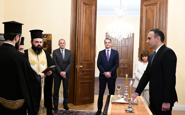 Ο Τάσος Χατζηβασιλείου ορκίστηκε υφυπουργός Εξωτερικών