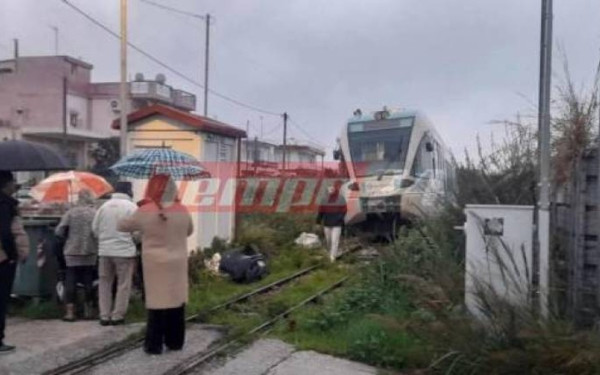 Πάτρα: Αυτοκίνητο συγκρούστηκε με τρένο - Με ελαφρά τραύματα ο οδηγός του ΙΧ (βίντεο)