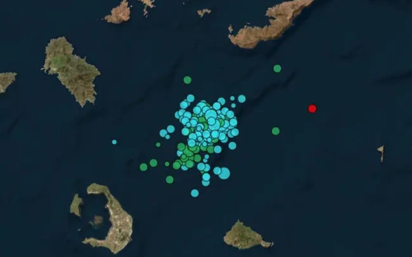 Σαντορίνη: Νέος σεισμός 5 Ρίχτερ - Έγινε αισθητός και στην Αττική