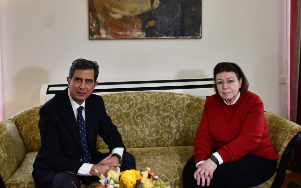 Θεσσαλονίκη: Στο ΥΜΑΘ η Μενδώνη για την Πολιτιστική Εγνατία