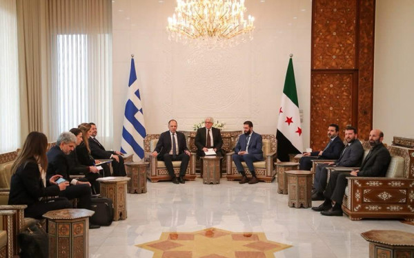 Γ. Γεραπετρίτης μετά τη συνάντηση με τη νέα ηγεσία της Συρίας: «Οι νέοι θεσμοί πρέπει να είναι συμβατοί με το Διεθνές Δίκαιο»
