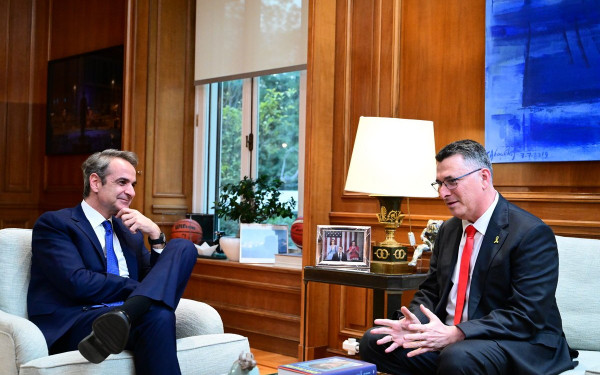 Κυρ. Μητσοτάκης στον ισραηλινό ΥπΕξ: Εταιρική σχέση που πρέπει να αναπτυχθεί περαιτέρω για την ευρύτερη σταθερότητα στην ανατολική Μεσόγειο