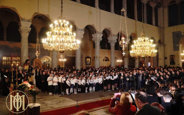 Θεσσαλονίκη: 400 παιδιά έψαλαν τους Χαιρετισμούς