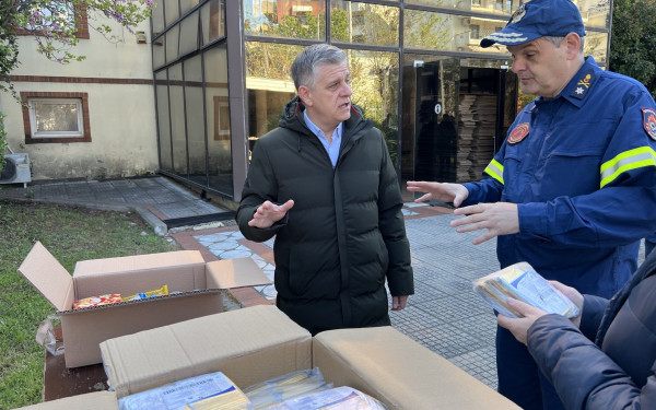 Αναλώσιμα υλικά προστασίας και κιτ επιβίωσης από τον Κ. Γιουτίκα στην Πυροσβεστική Υπηρεσία Θεσσαλονίκης