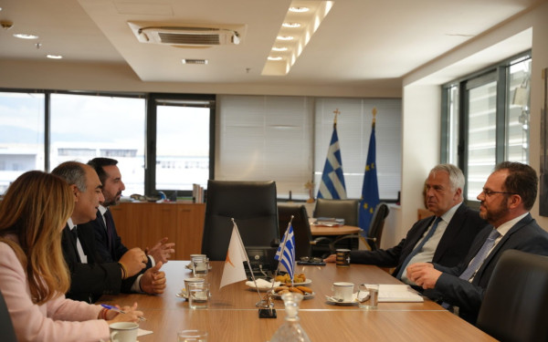 Υπουργείο Μετανάστευσης και Ασύλου: Συνάντηση του Μ. Βορίδη με τον υφυπουργό Μετανάστευσης της Κύπρου Ν. Ιωαννίδη