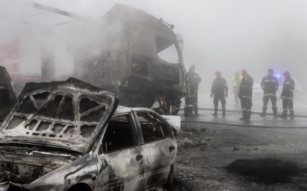 Δυστύχημα στα διόδια Πολύμυλου: Έτρεχε με ιλιγγιώδη ταχύτητα ο  38χρονος οδηγός του φορτηγού - Τι δείχνουν οι κάμερες