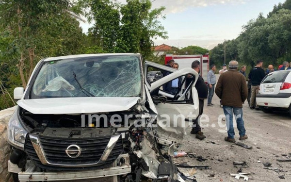 Ζάκυνθος: Νεκρός ένας 79χρονος σε τροχαίο - Συγκρούστηκε το ΙΧ του με τουριστικό βαν