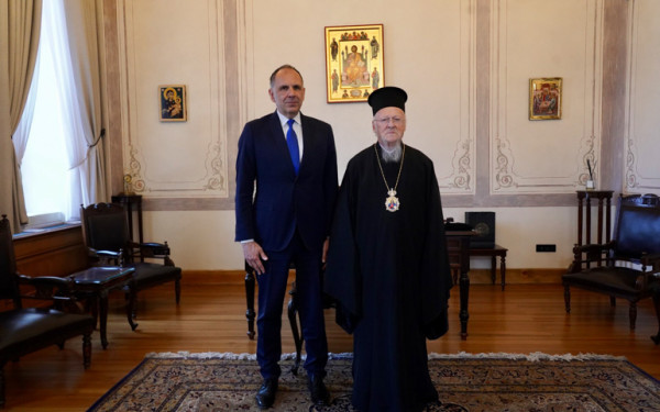Κωνσταντινούπολη: Συνάντηση Γ. Γεραπετρίτη με τον Οικουμενικό Πατριάρχη