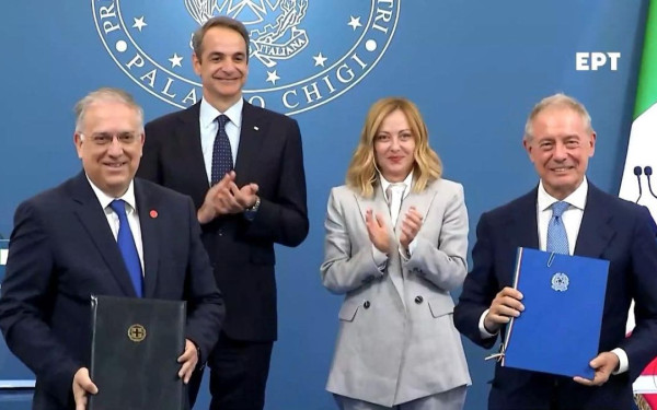 Ελλάδα και Ιταλία υπέγραψαν μνημόνιο συνεργασίας σε 3 τομείς