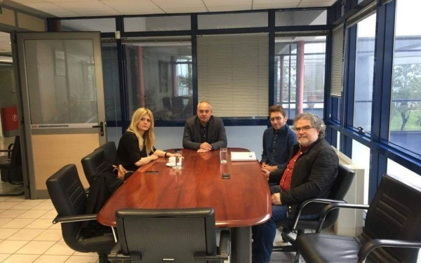 Συνάντηση της υπ. δημάρχου Πυλαίας-Χορτιάτη Έλενας Ρουσάκη με τον πρόεδρο του ΤΕΕ/ΤΚΜ Πάρι Μπίλλια